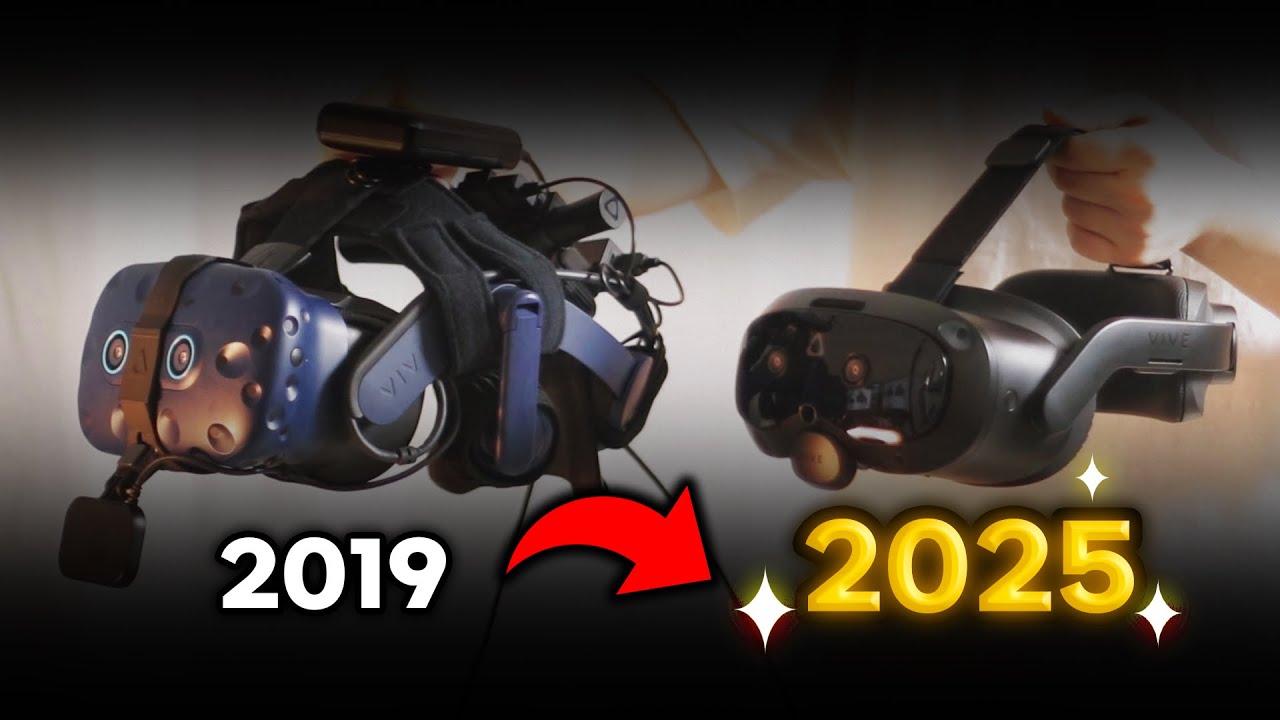 정말 많이 발전했구나... 2025 최신VR 언박싱&실사용 리뷰 [VIVE 포커스 비전, 페이셜 트래커] - 시바나의 VR장비