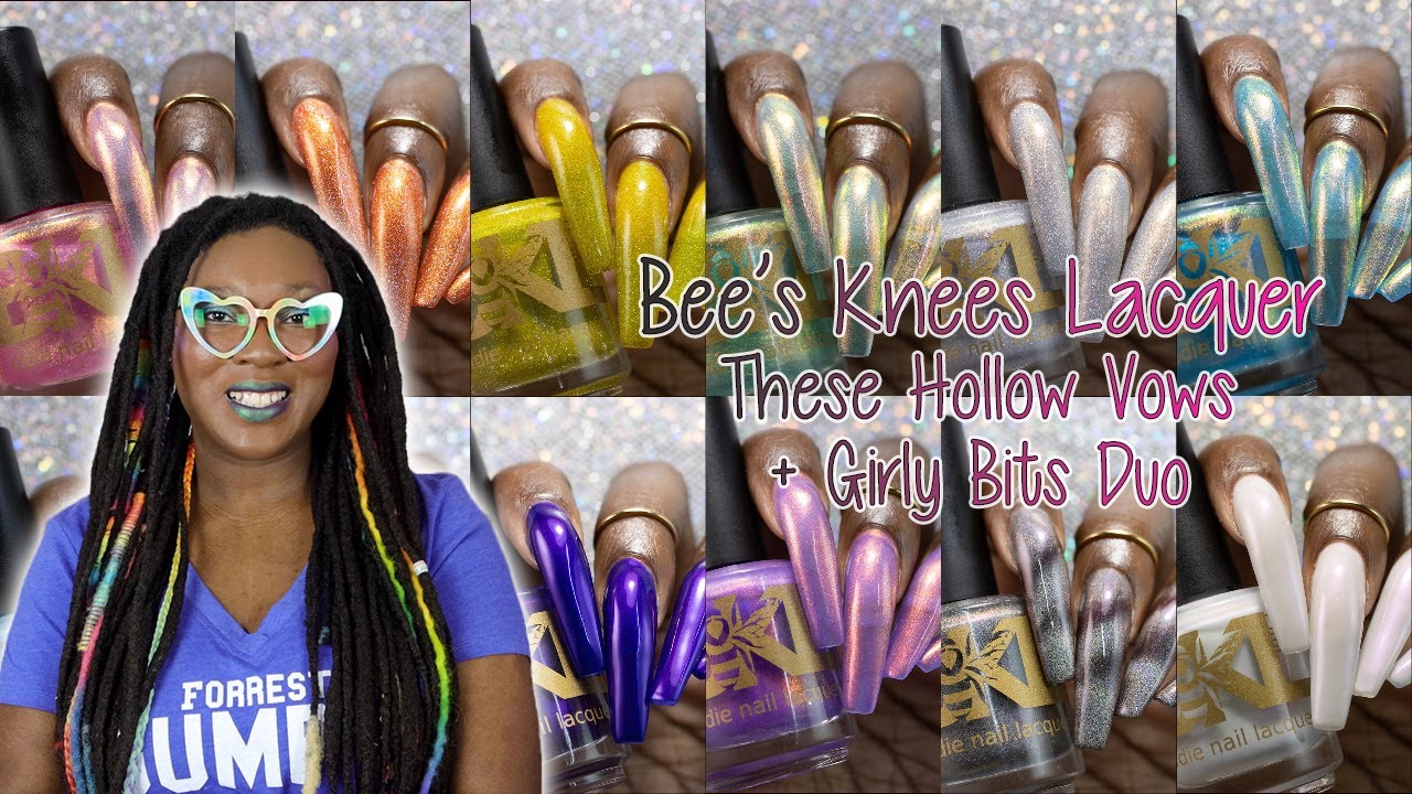 Bee's Knees Lacquer These Hollow Vows Indie Nail Polish Swatch & Review | Nicole Loves Nails