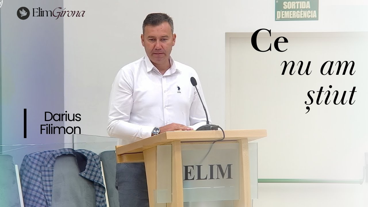 Ce nu am stiut | Darius Filimon