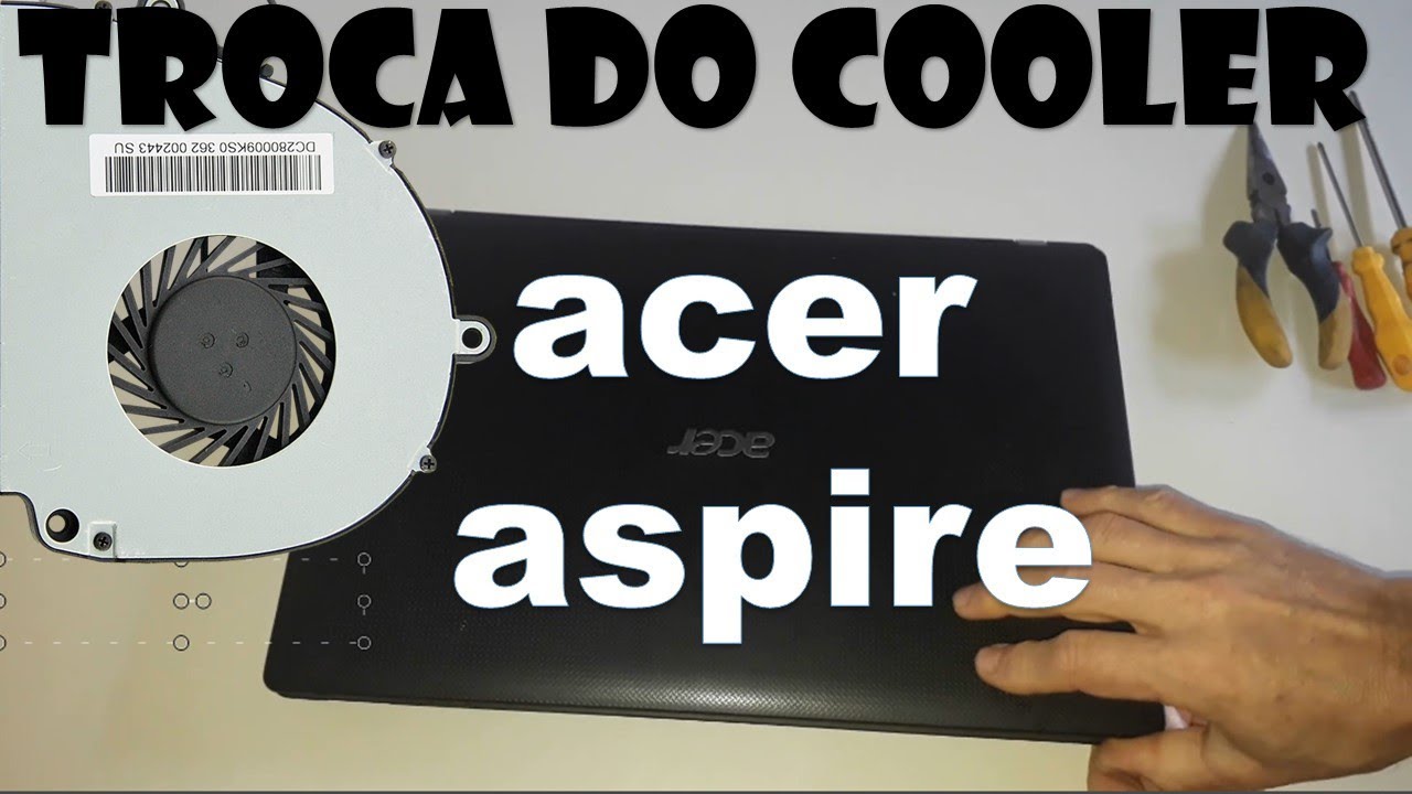Como trocar o cooler do notebook Acer Aspire 5750