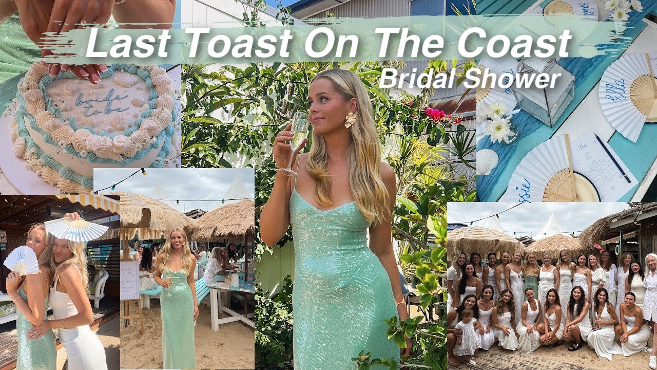 My Bridal Shower VLOG | Last Toast On The Coast | DIY Decor + More!