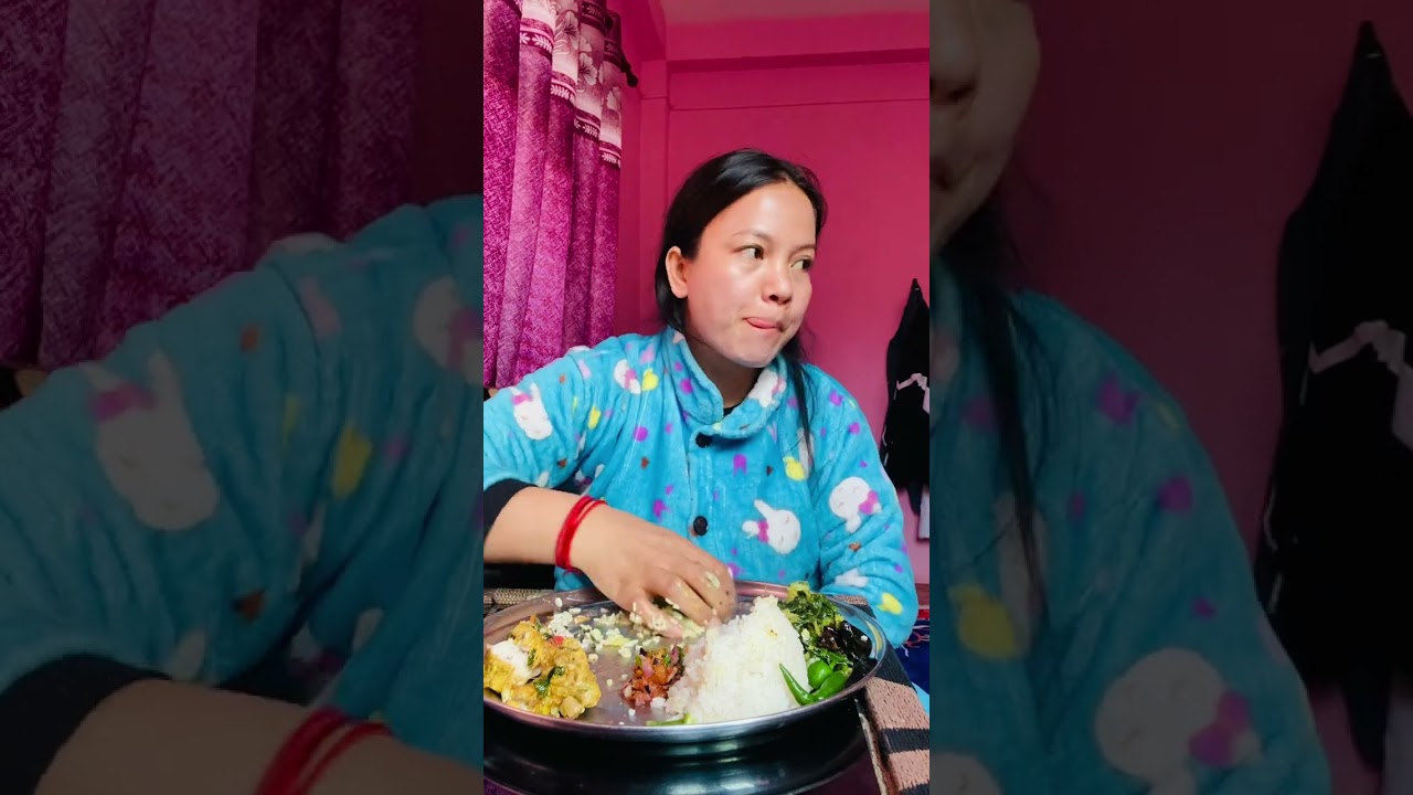 #eating rice 🍚 vegetables 🥗 
