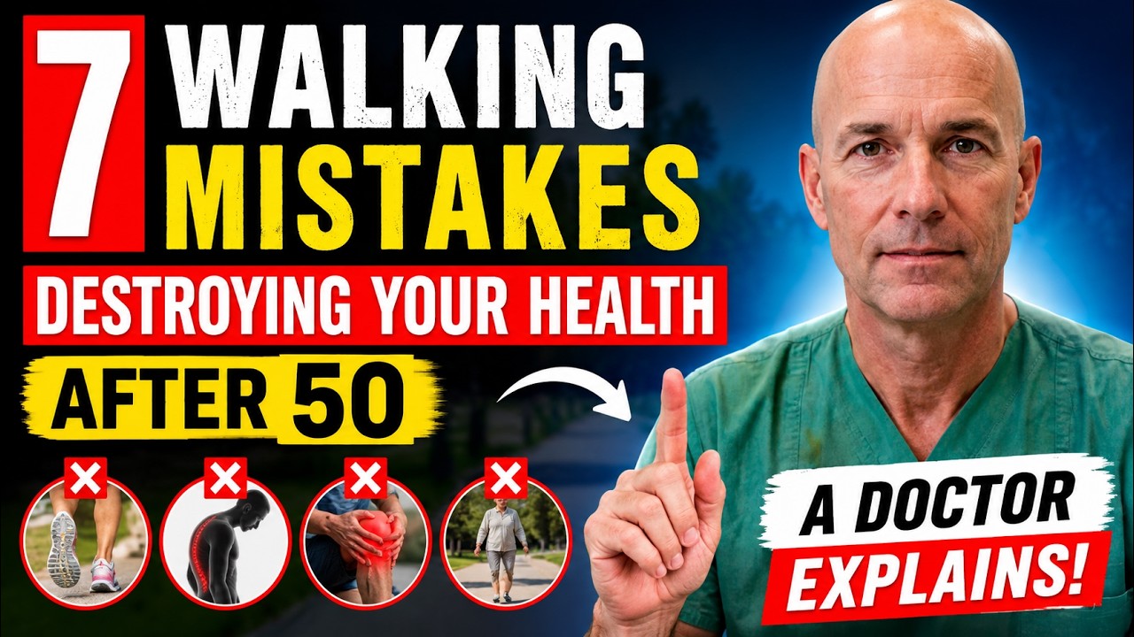7 Walking Mistakes That Are Destroying Your Health After 50 | A Doctor Explains