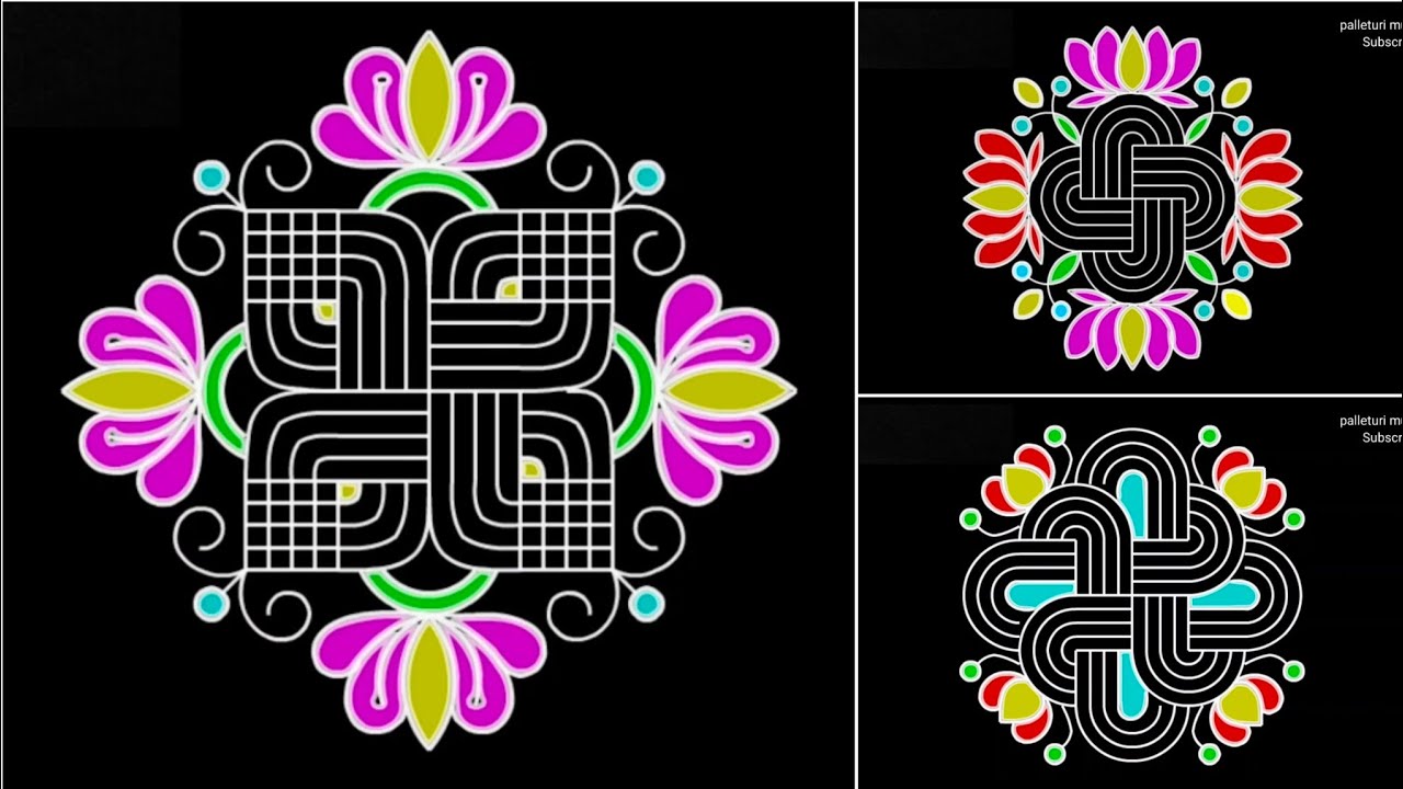 💐ధనుర్మాసం ముగ్గు💐 \\\ 💐 dhanurmasam rangoli designs 💐