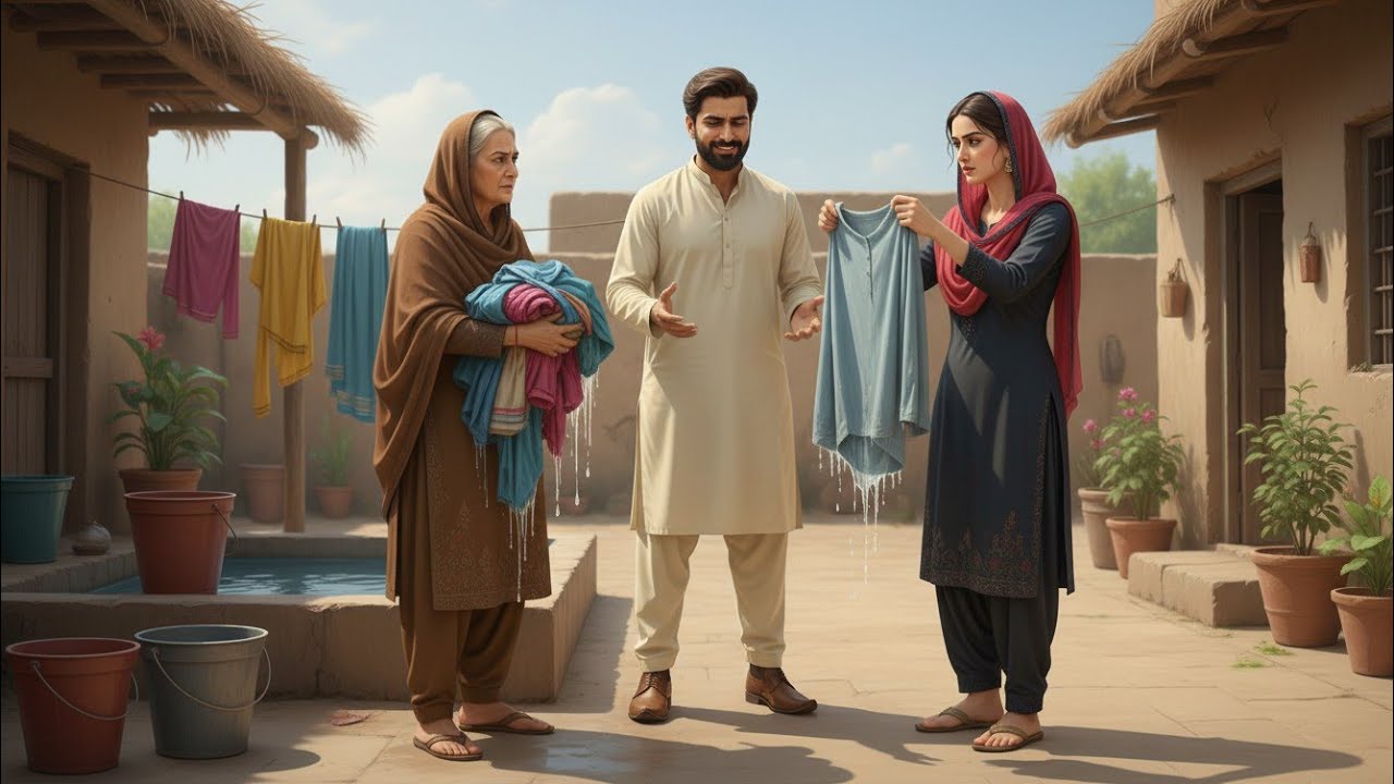 Saas Ne Phir Kapray Dhulwaye |Husband Surprise | | Emotional Village Life Episode 1&2