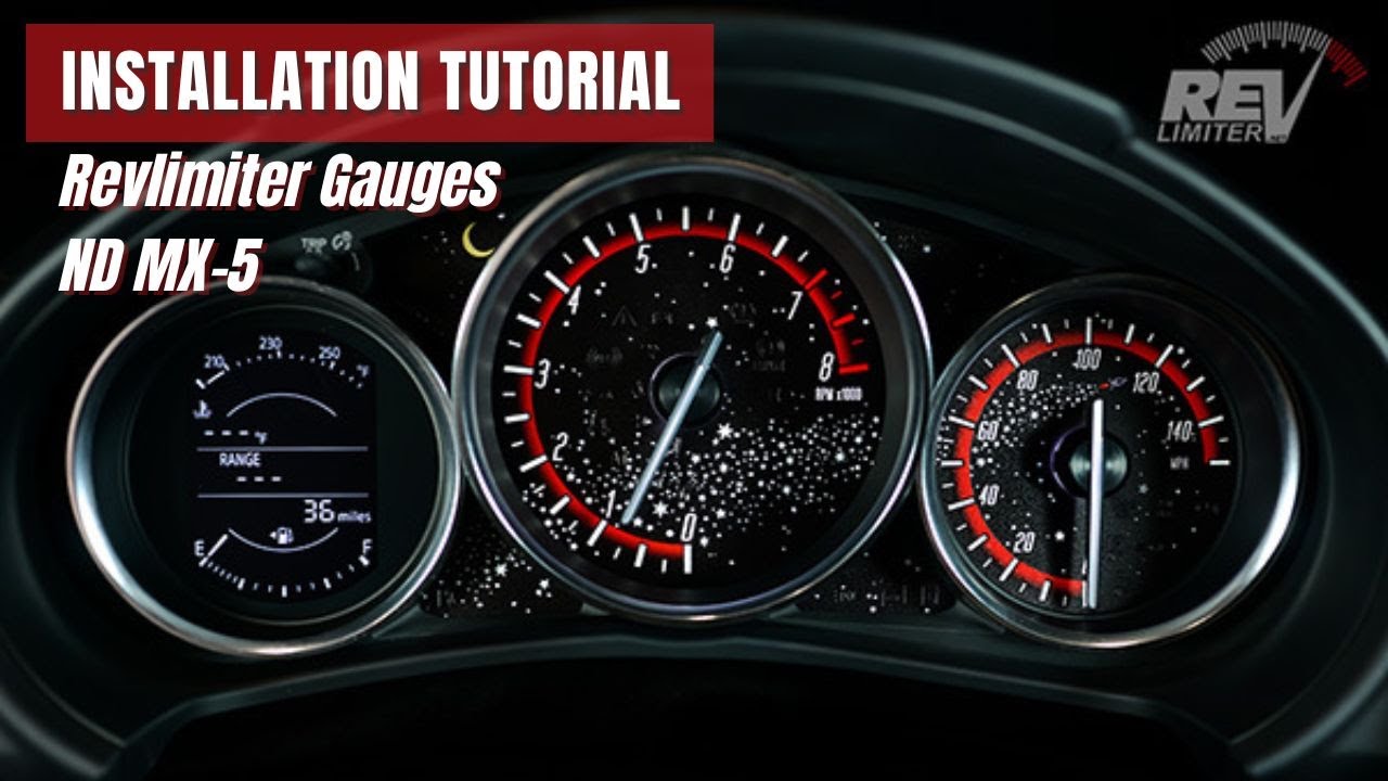 ND MX-5 Revlimiter Gauge Face Installation