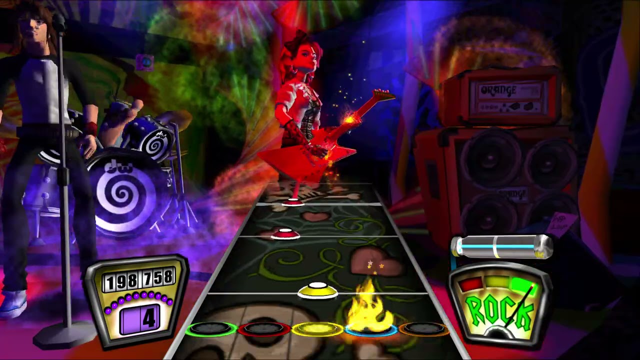 Guitar Hero 80's in 4K - "Hold On Loosely" Expert 100% FC [PCSX2]
