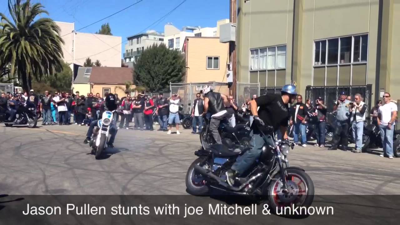 Unknown Industries Harley wheelies
