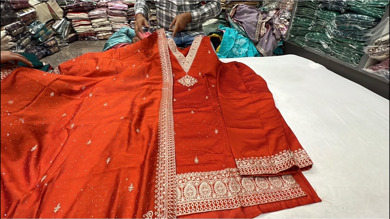 Chickpet Bangalore wholesale designer kurti sets|| single piece courier available 