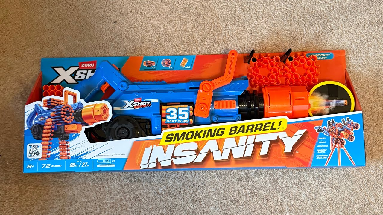 X-Shot Insanity Smoking Barrel Review 