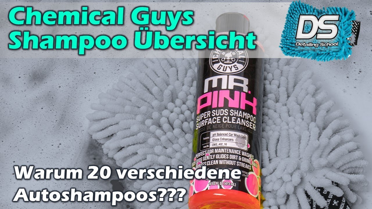 Chemical Guys Shampoo Übersich: Das große Familientreffen! Andreas hat sie alle eingeladen!