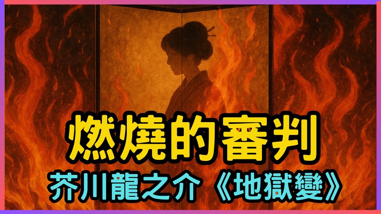 為什麼《地獄變》被譽為日本最殘酷的小說？芥川龍之介用一把火燒出人性極限----揭開藝術、執念與人性的黑暗 #文學解析 #經典小說 #人性真相 #心理學 #文學經典 #地獄變 #芥川龍之介