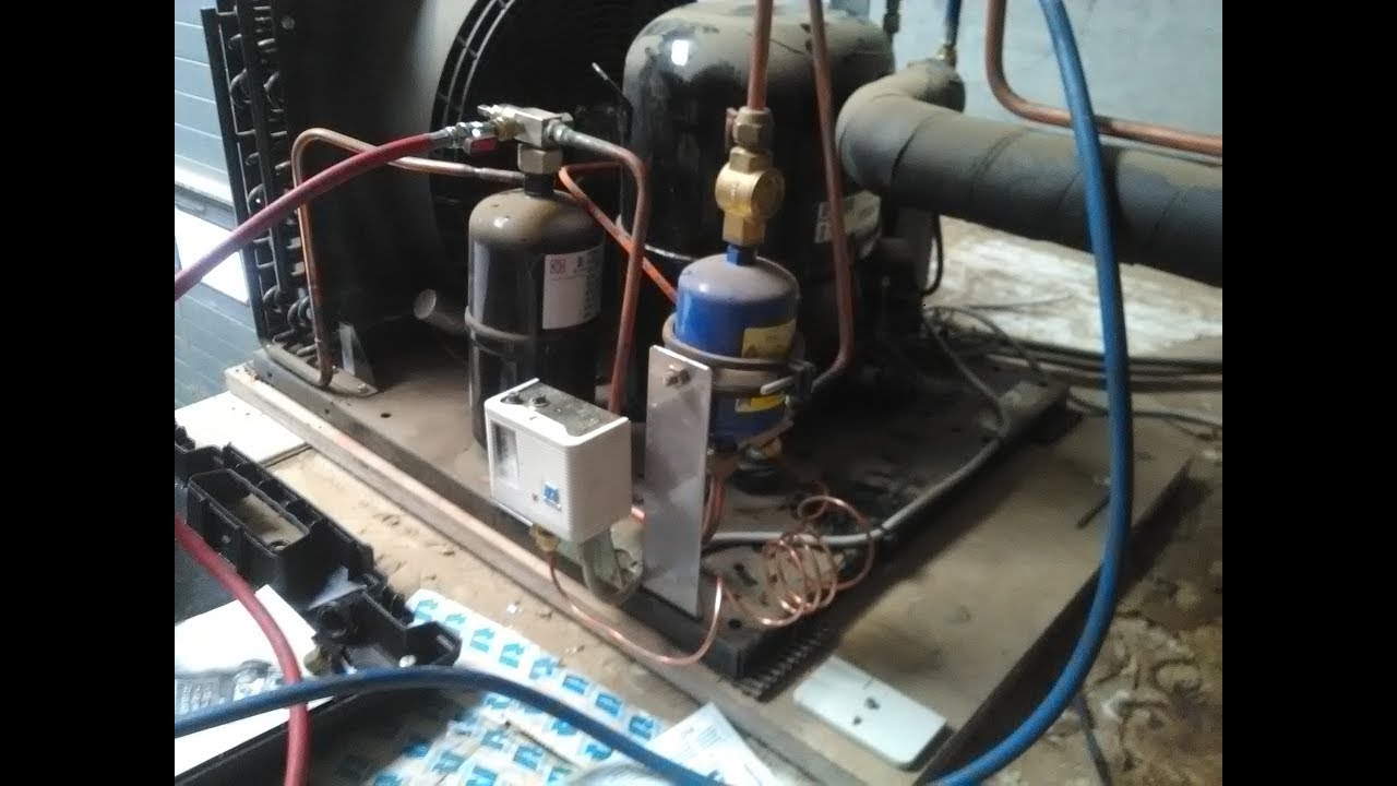 mise en place d'un pressostat de régulation ventilateur condenseur
