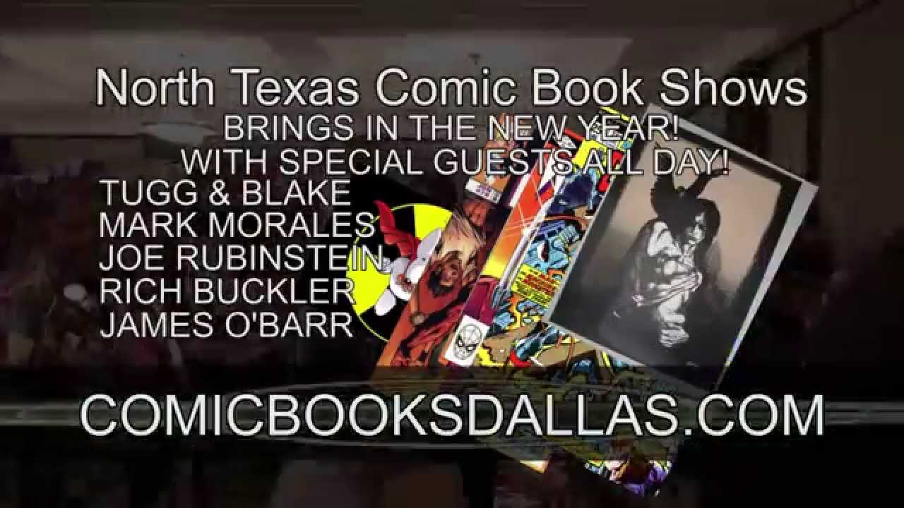 NORTH TEXAS COMIC BOOK SHOWS 30 SECOND TV COMMERCIAL
