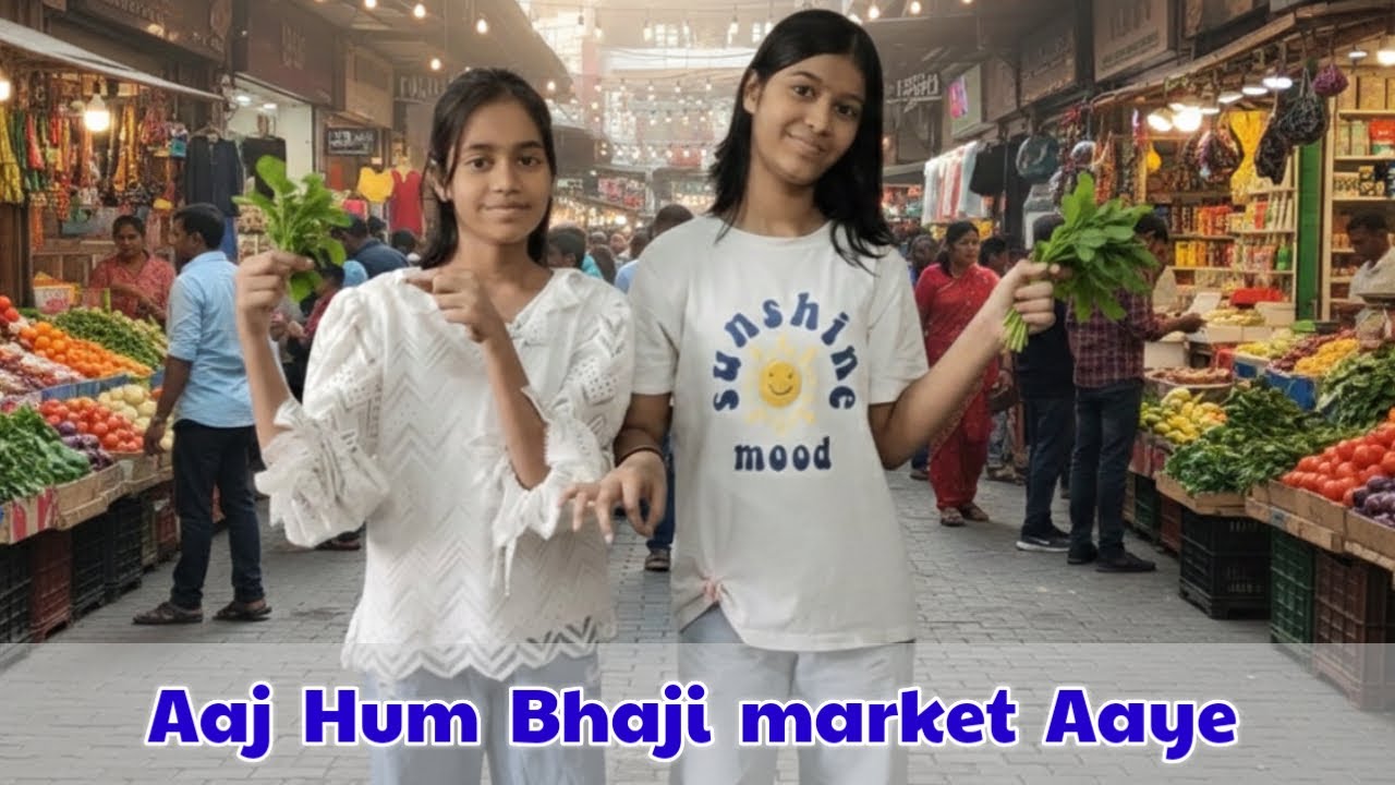 Aaj Hum Bhaji Market Aaye 🥕🍅 #viralpost #viralvlogs #trendingvideo #vegetables 
