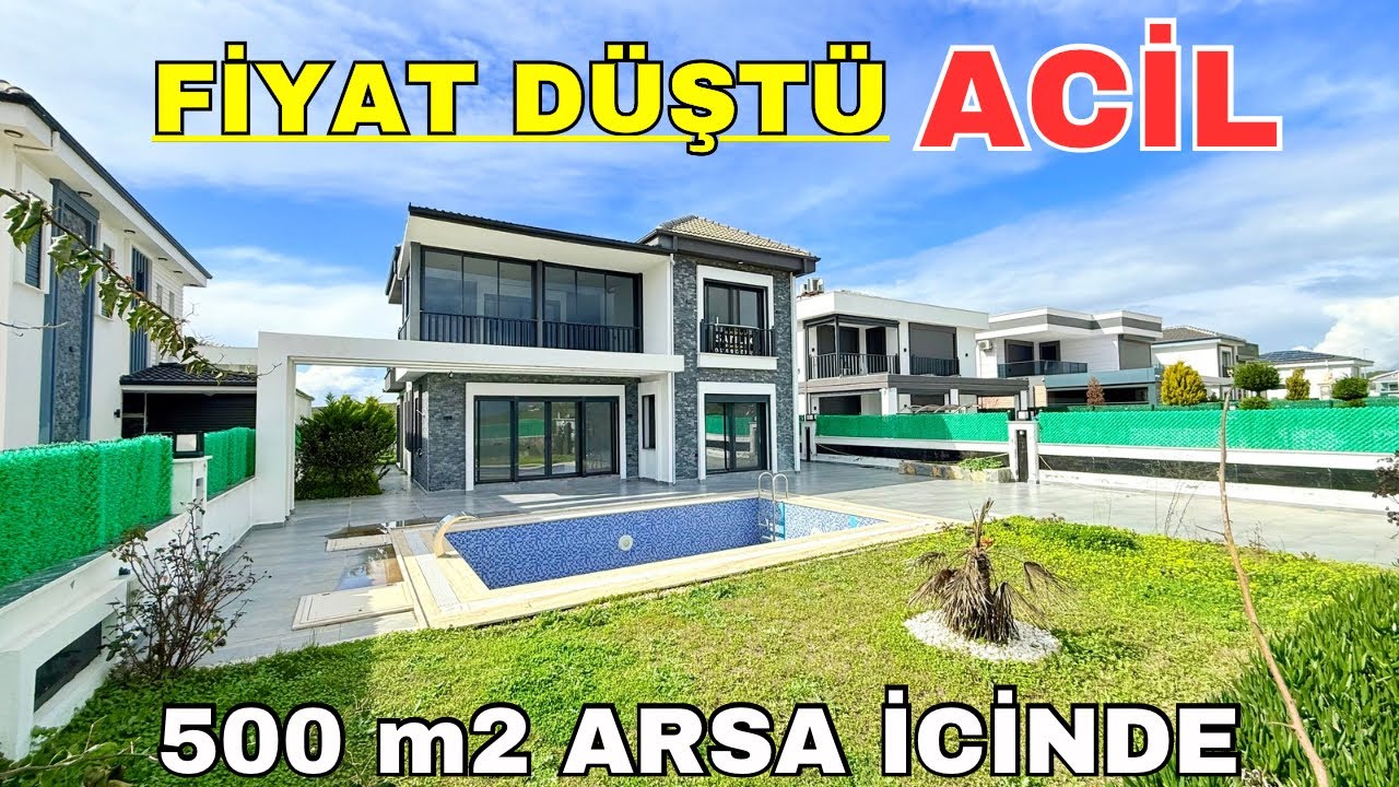 ‼️Satıldı‼️Fiyat Düştü 500 m2 Arsa İçinde Emsallerinin En Uygunu Harika Villa Didim E-1014