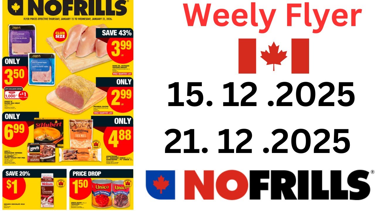 No Frills Weekly Flyer | January 15 to 21, 2026 | Canada Deals