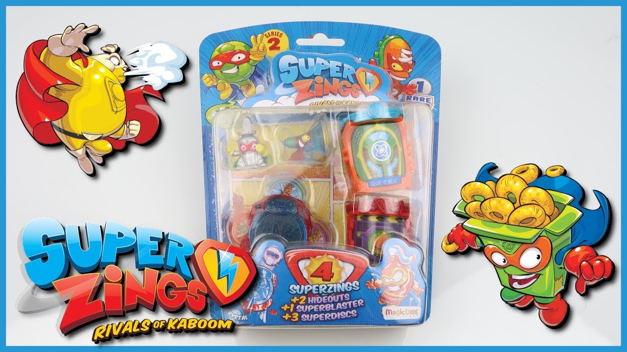 NEW 2019 Super Zings Series 2, Blind Bags, Surprise Bags, Saszetki Niespodzianki, Kaboom City