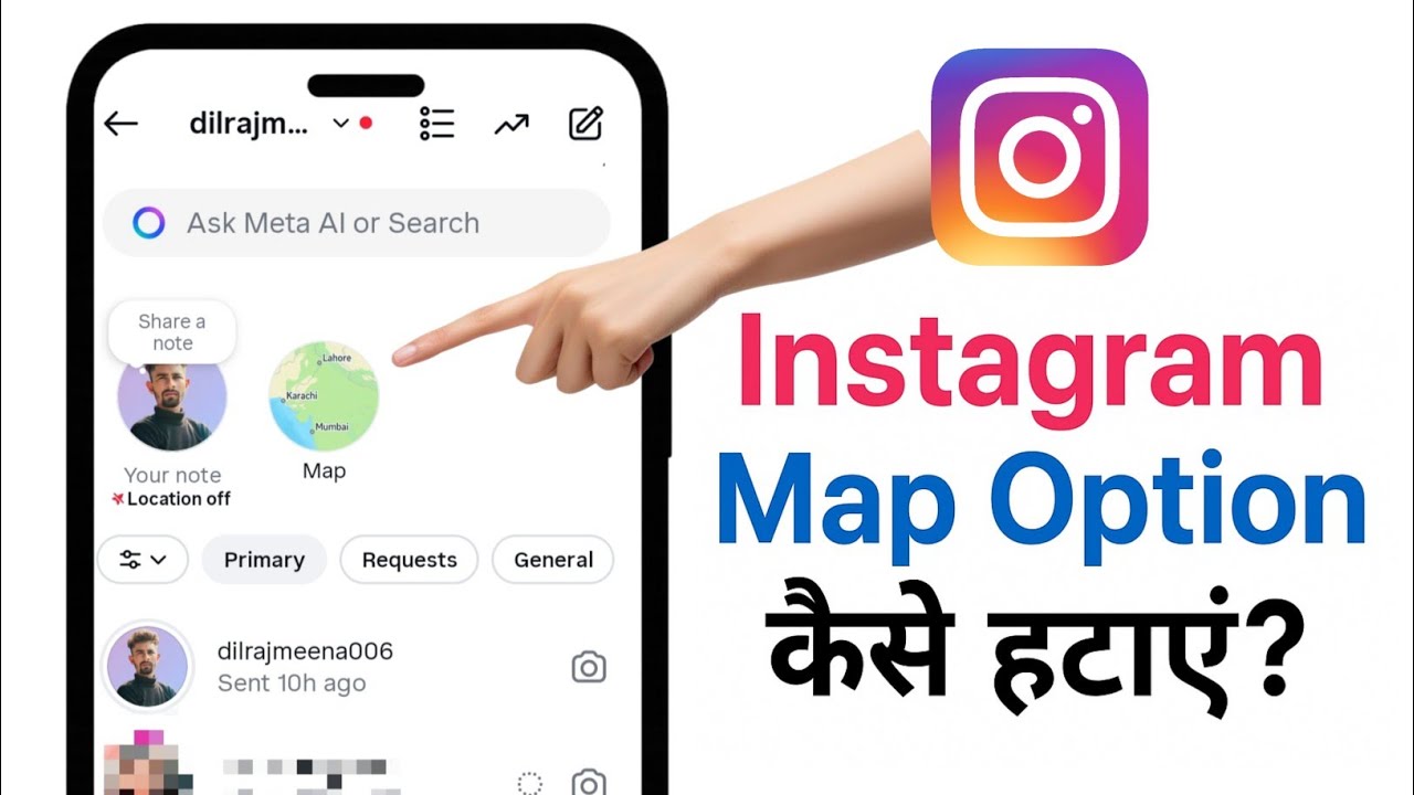 🔥 Instagram Map Option Ko Kaise Band Kare | Instagram Map Remove Trick