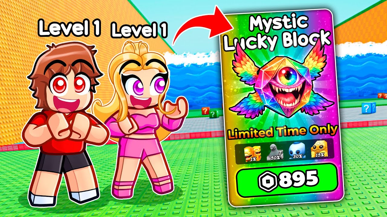 Roblox Escape Waves For Lucky Blocks...