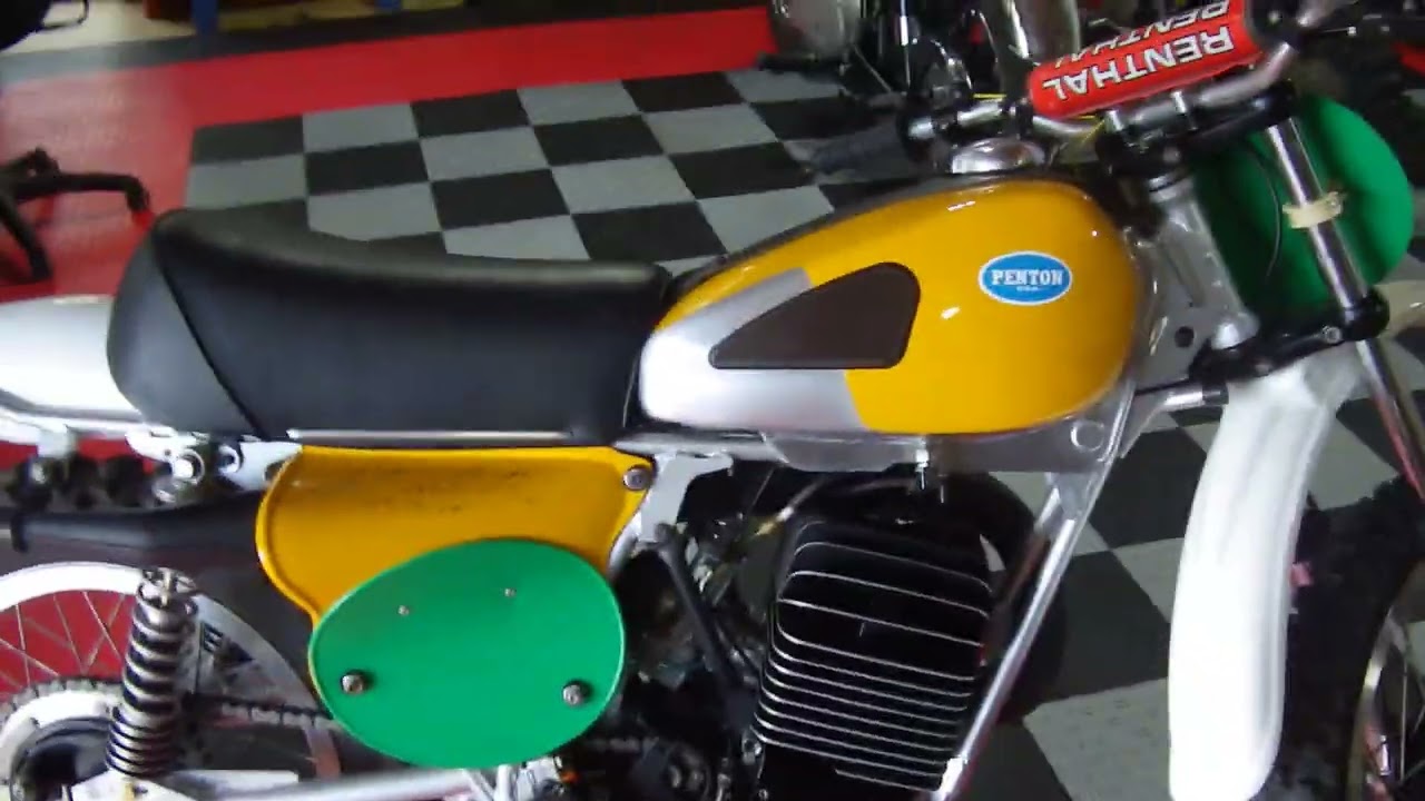 1973  Penton 250 vintage motocross  ahrma