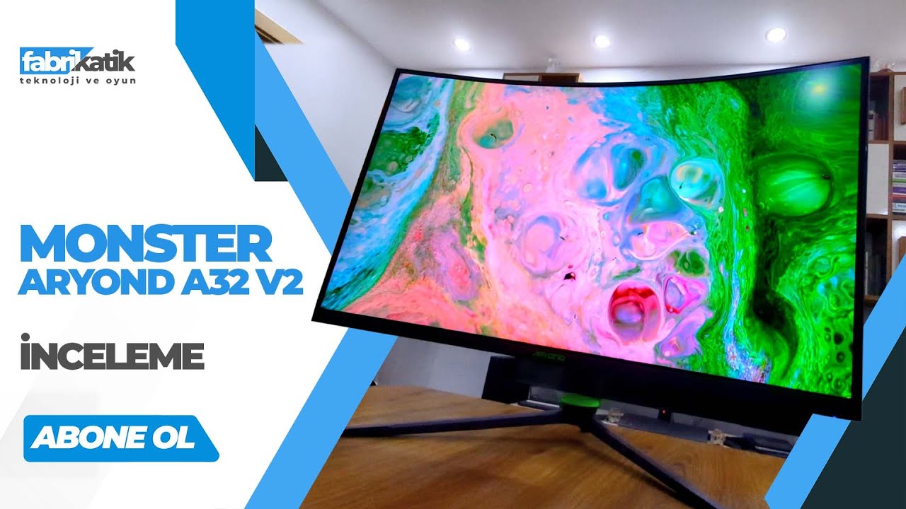 32 inç dev ekranda 180Hz! Monster Aryond A32 V2 incelemesi #monsternotebook