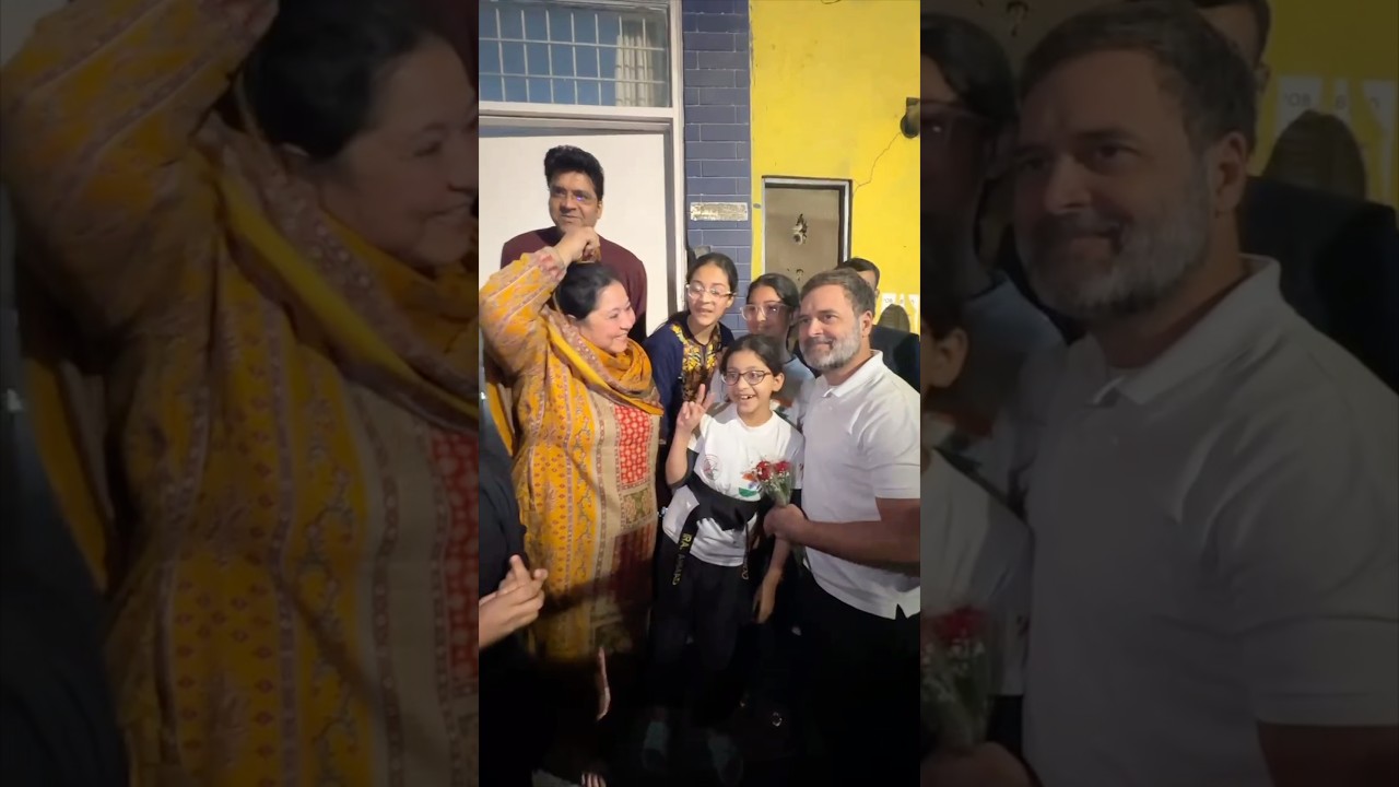 Amidst Delhi's campaign hustle, meeting these talented kids was the sweetest moment of the day