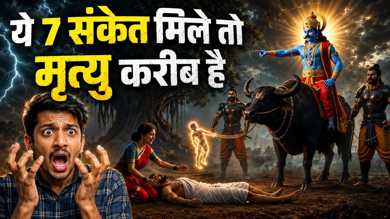 मृत्यु से पहले मिलते हैं | ये सात संकेत | गरुड़ पुराण श्री कृष्ण | Death Sign Story