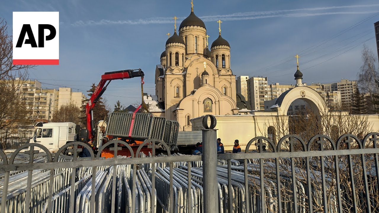 Increased security ahead of Alexei Navalny’s funeral