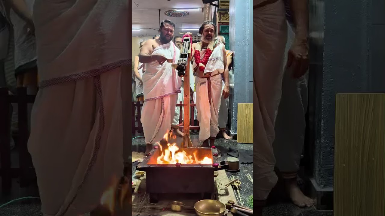 Vasurdara homam Ratnagireeswar koil  9th day  sivarathri  celebration  11 2 2026