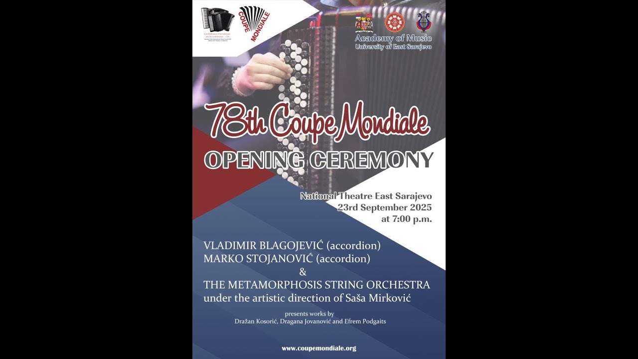 78th Coupe Mondiale 2025 - Opening ceremony