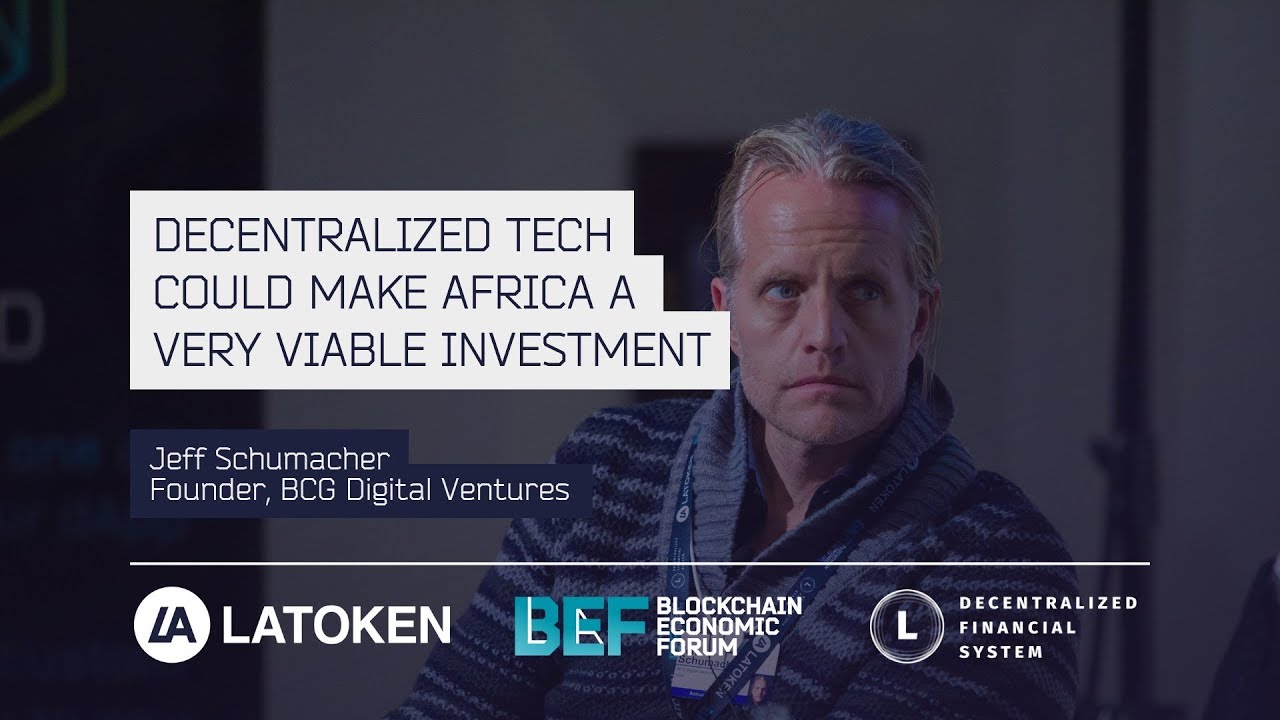 Jeff Schumacher on Decentralized Tech