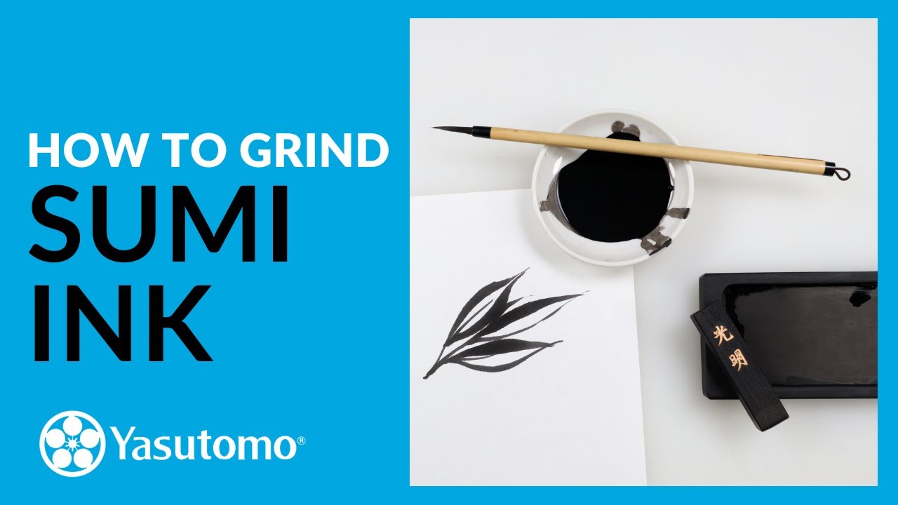 How to Grind Sumi Ink with a Suzuri Stone