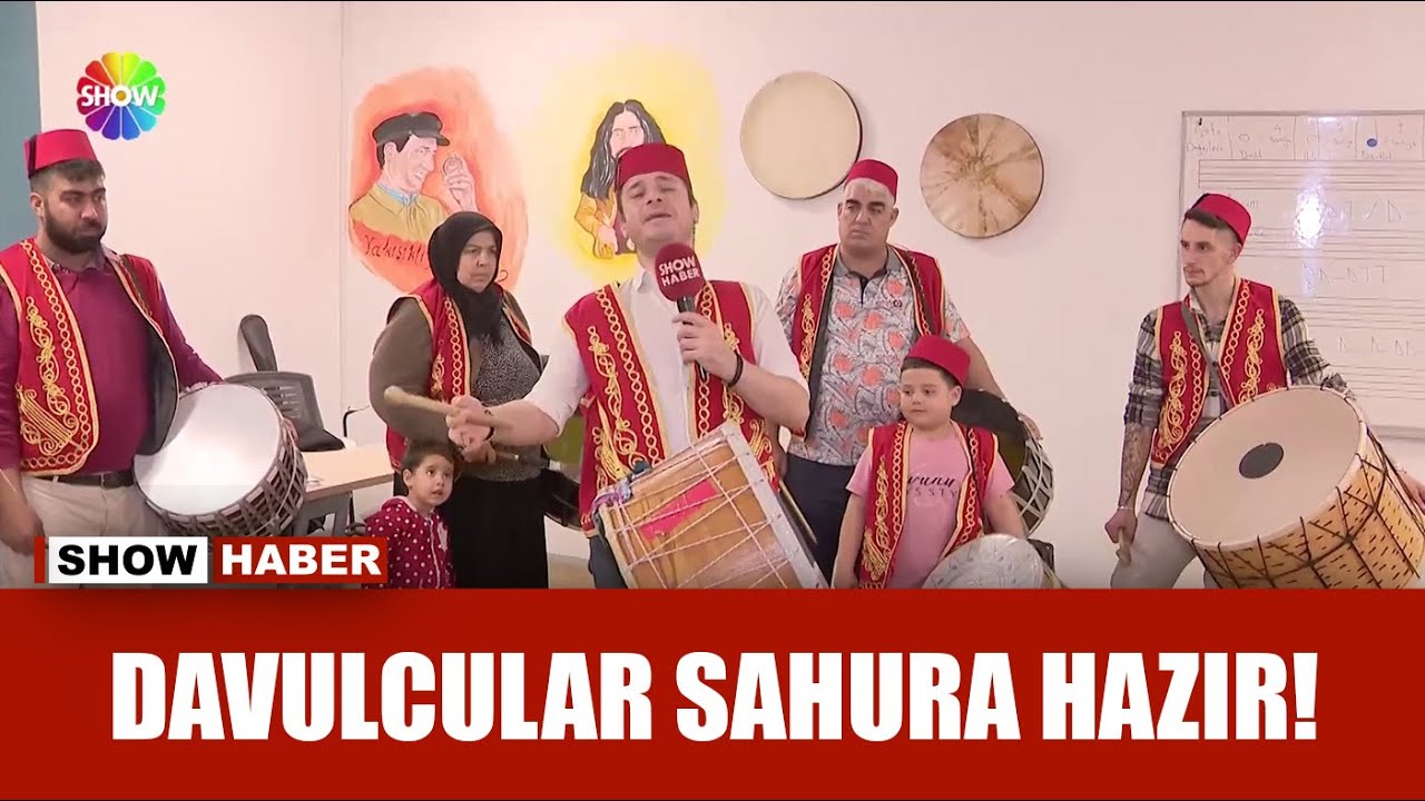 Ramazan davulcuları mesaiye hazır