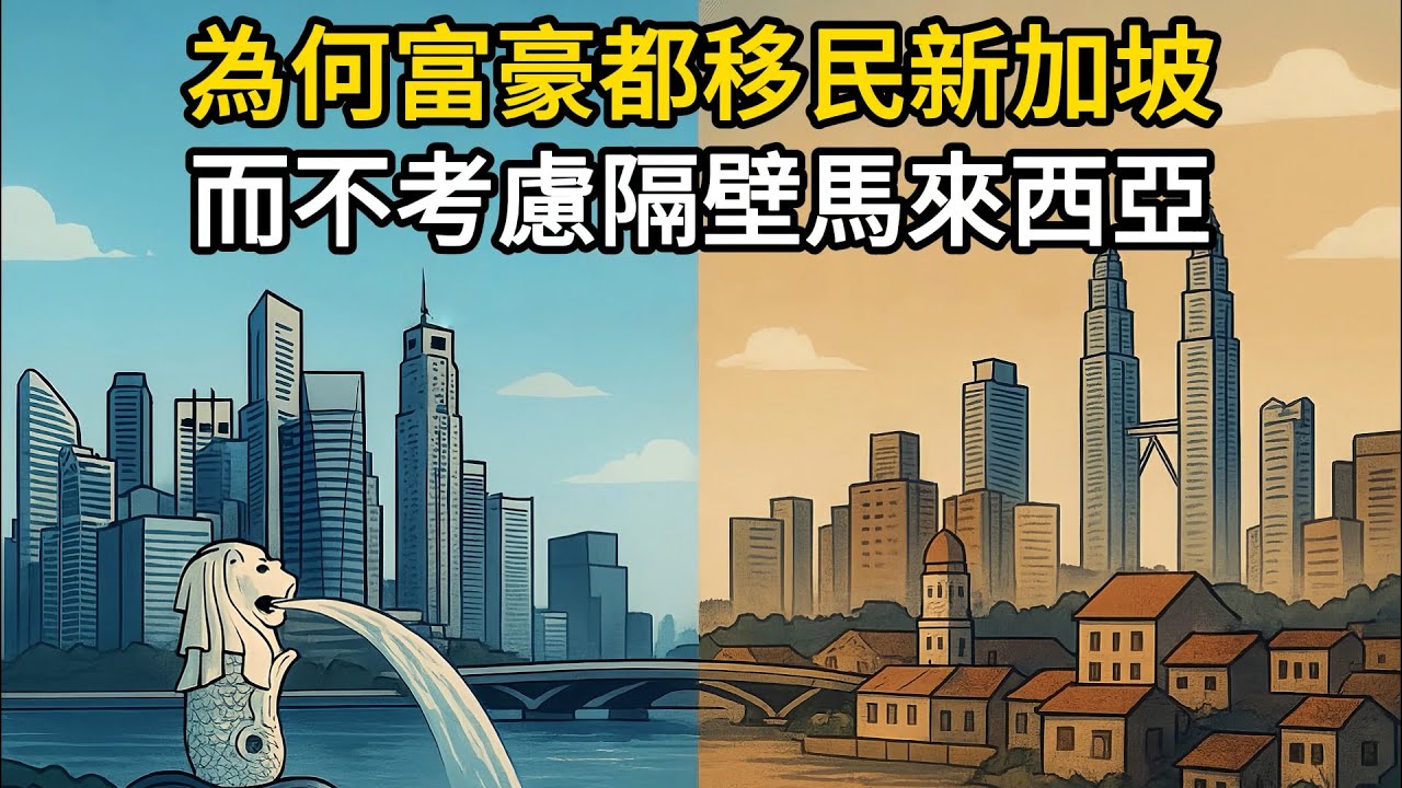 富豪移民只選新加坡，看不上馬來西亞？一橋之隔差一個時代