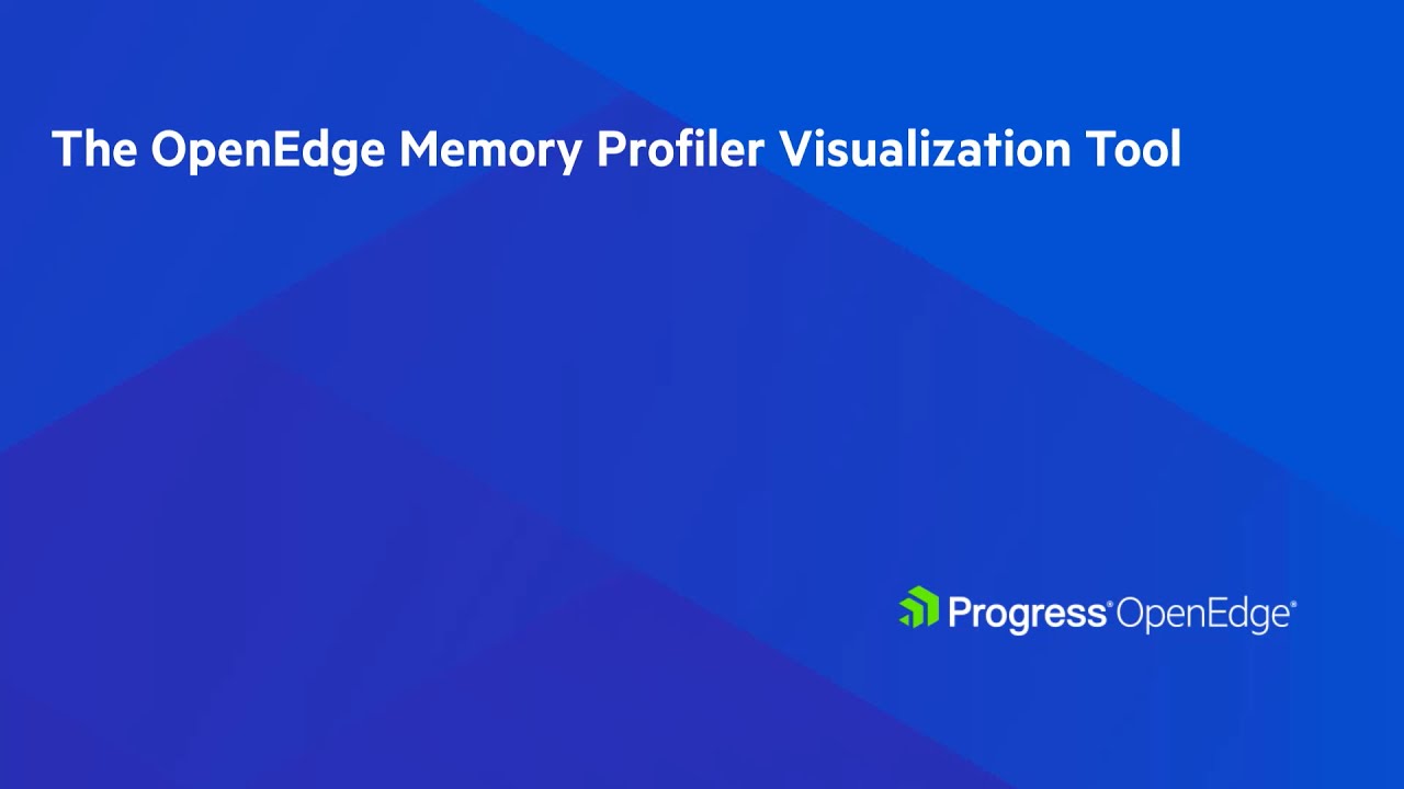 The OpenEdge Memory Profiler Visualization Tool
