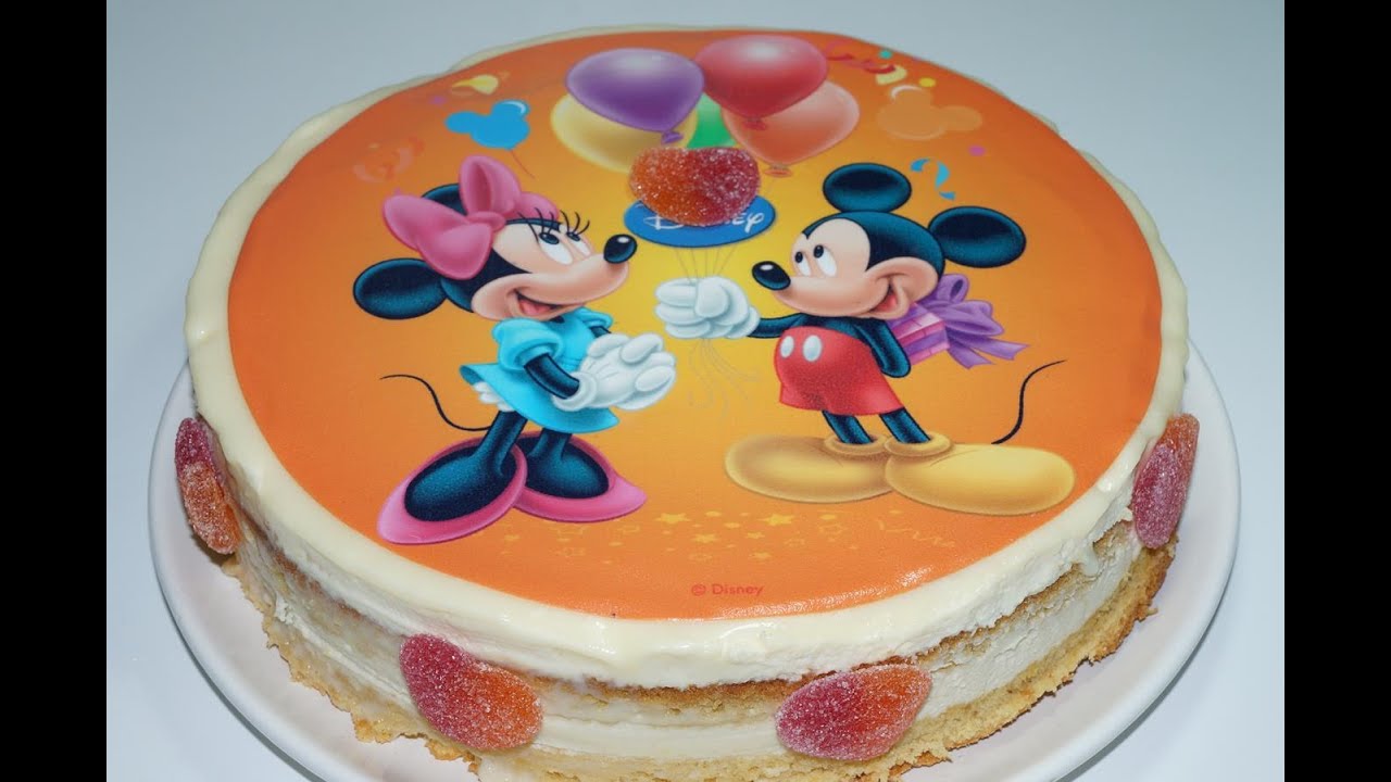 GATEAU MICKEY ET MINNIE AU CHOCOLAT BLANC (CUISINE RAPIDE)
