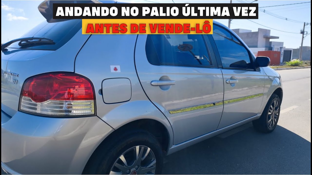 Andando no palio 2011 pela ultima vez entes de vender.