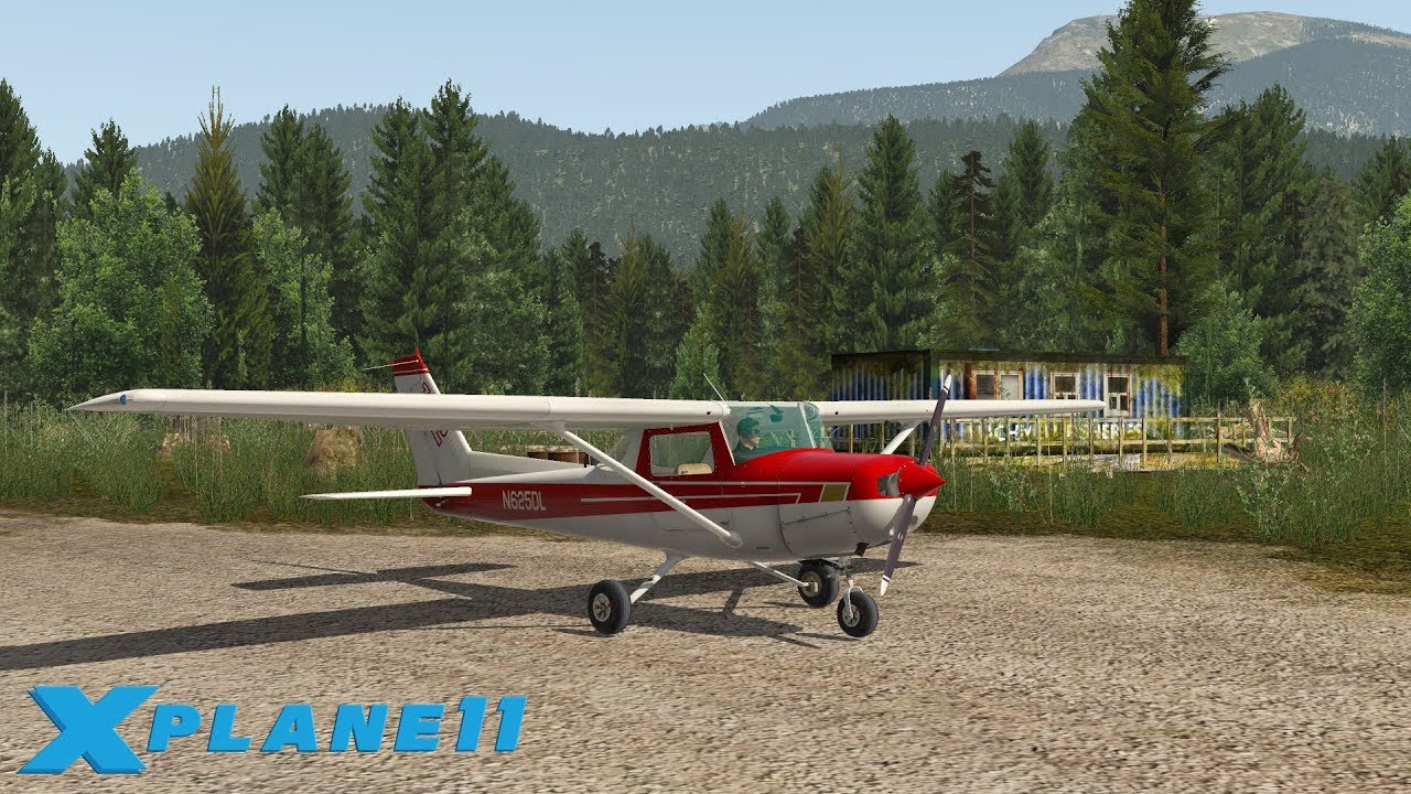 Cessna 152 virtual flight in Canada (X-Plane 11)