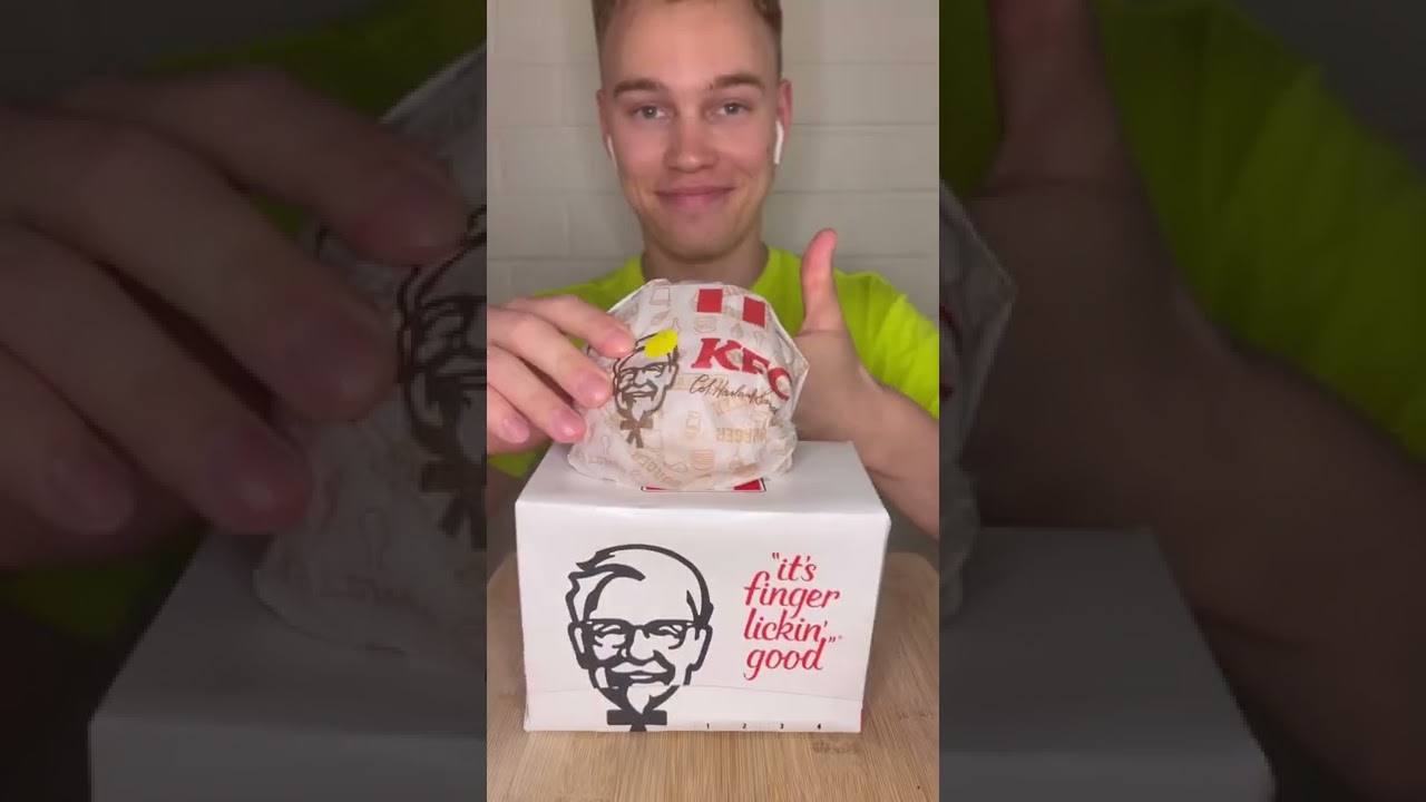 KFC And Pringles ASMR 🤯🤤 #shorts