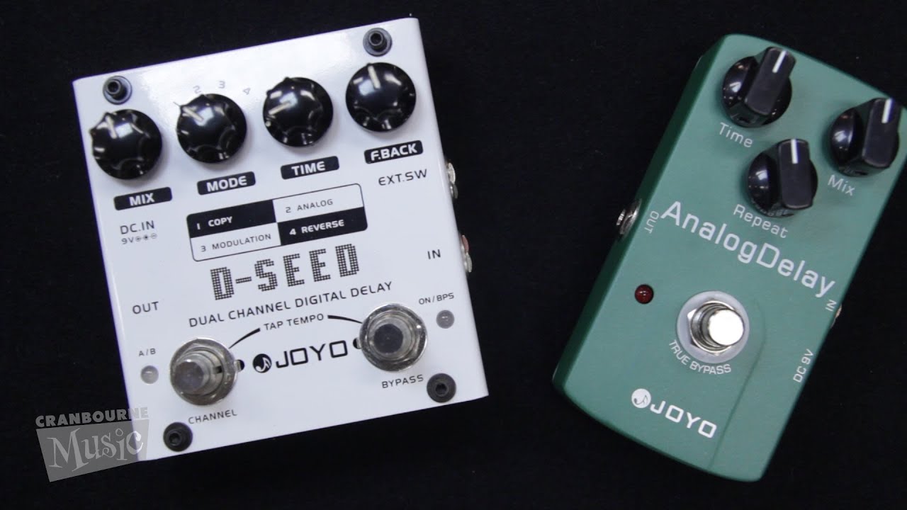 Joyo Analog and D-Seed Delay Pedals