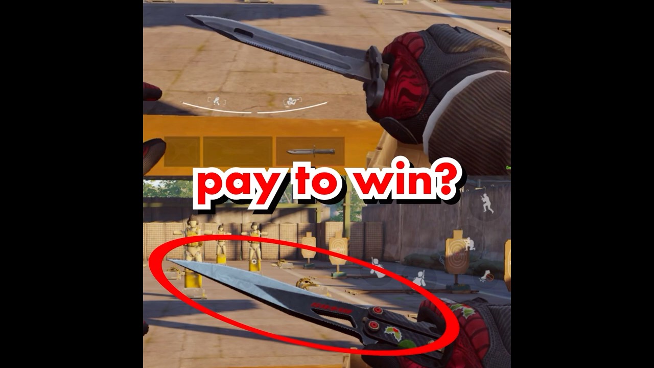 confirmed pay to win knife? #arenabreakout