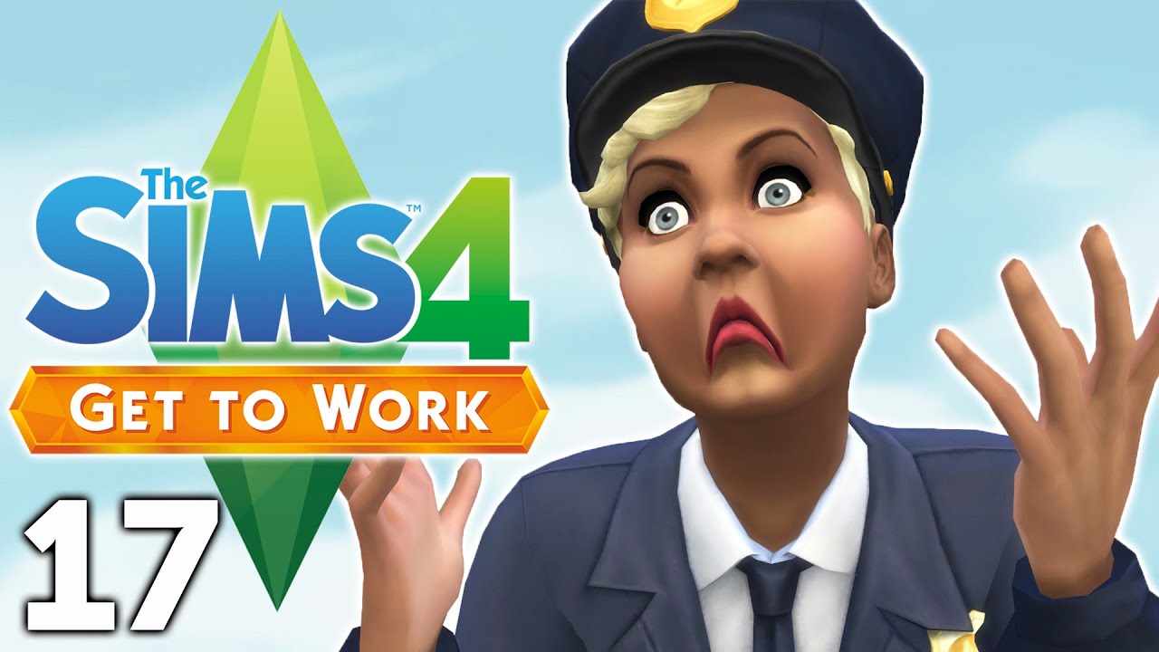 Let's Play The Sims 4 Get to Work - Part 17 - Interrogating Sims!