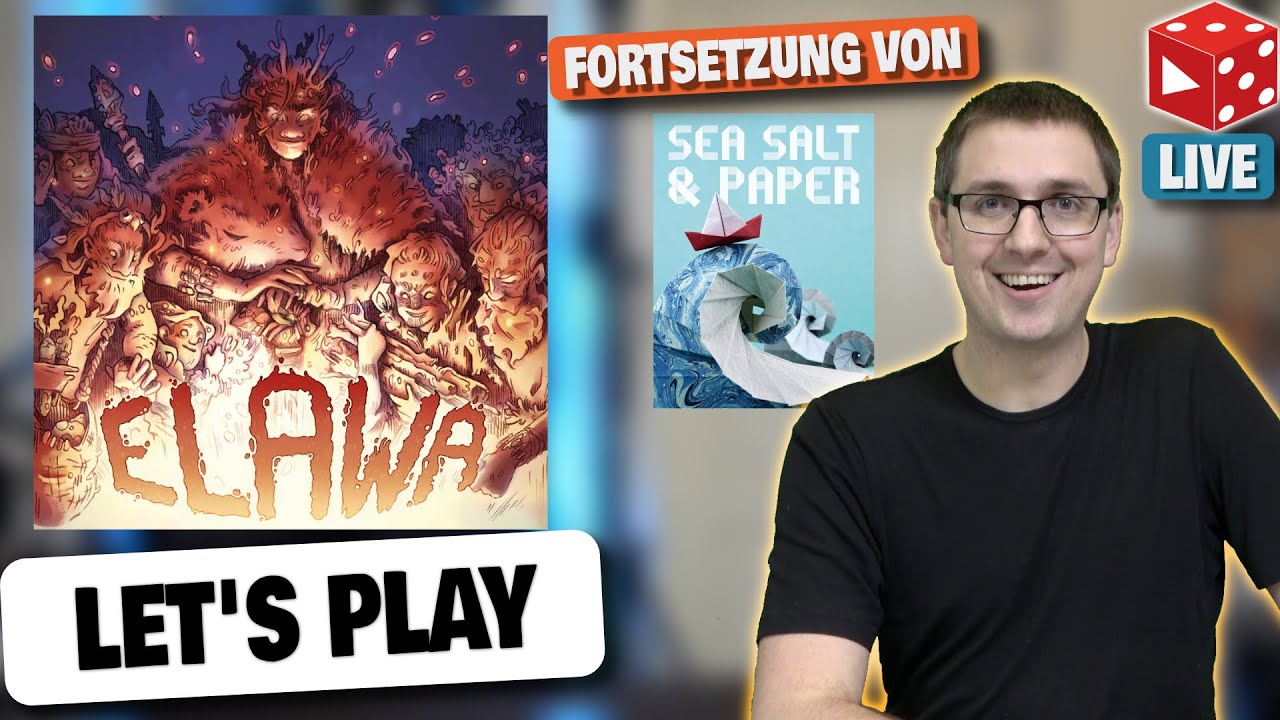 Elawa - Der Sea, Salt & Paper Nachfolger • Live Let's Play • Mit Vinzenz & Ben