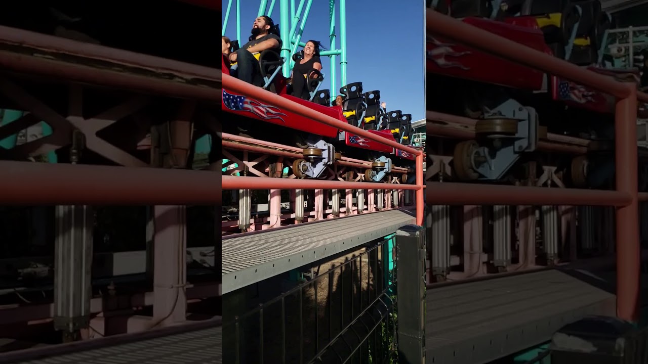 Xcelerator  @Knotts Berry Farm (slo mo)