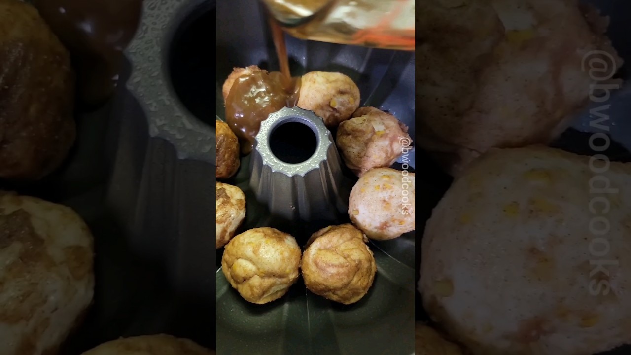 How to Make Monkey Bread with Cream Cheese | #easyrecipe #dessert #shorts