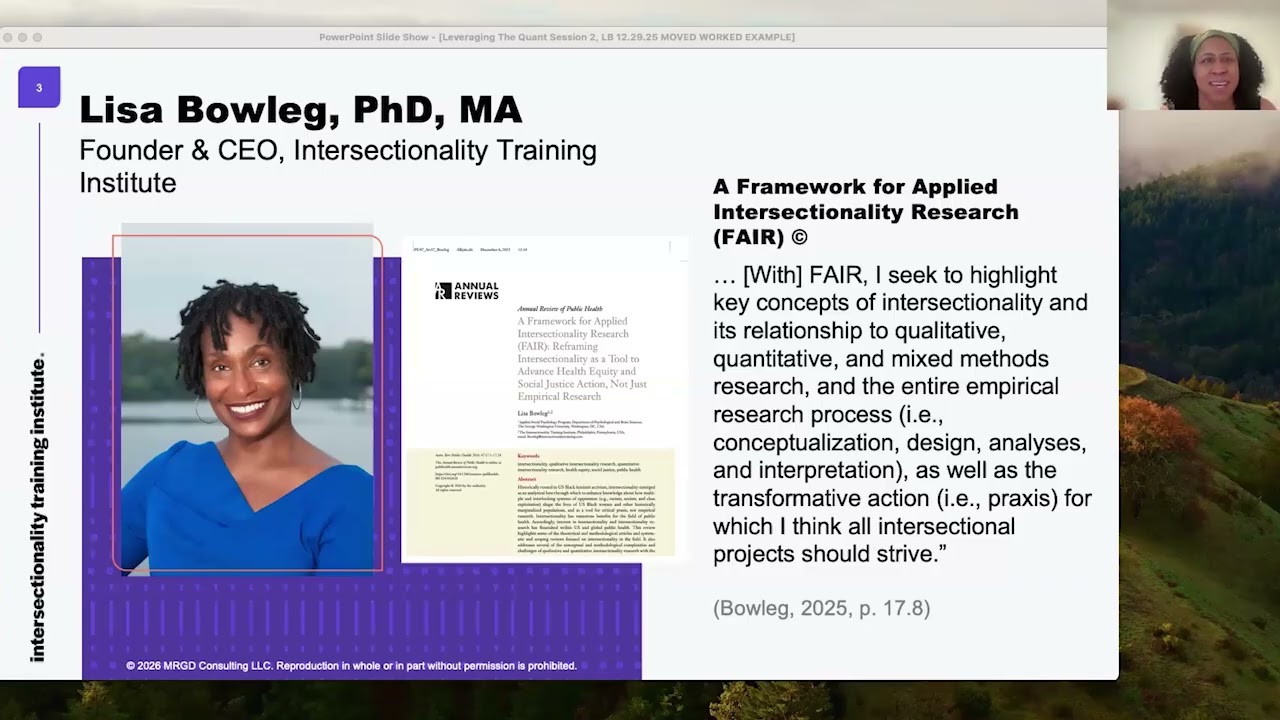 Discussing FAIR in Quantitative Intersectionality Research