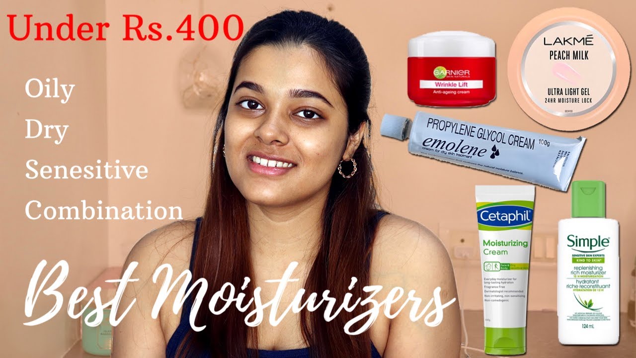 Best Moisturizers For Clear Skin & For All Skin Types! Oily, Combo, Dry | Diwalog Day 4 | Raina Jain