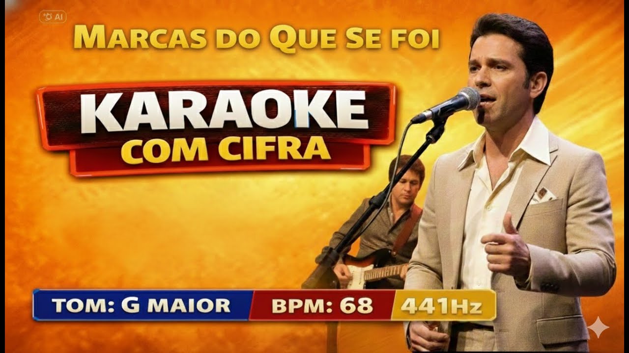 Karaoke com Cifra - Marcas do Que Se Foi (The Fevers) - Remasterizado - Feliz ano novo! Feliz 2026
