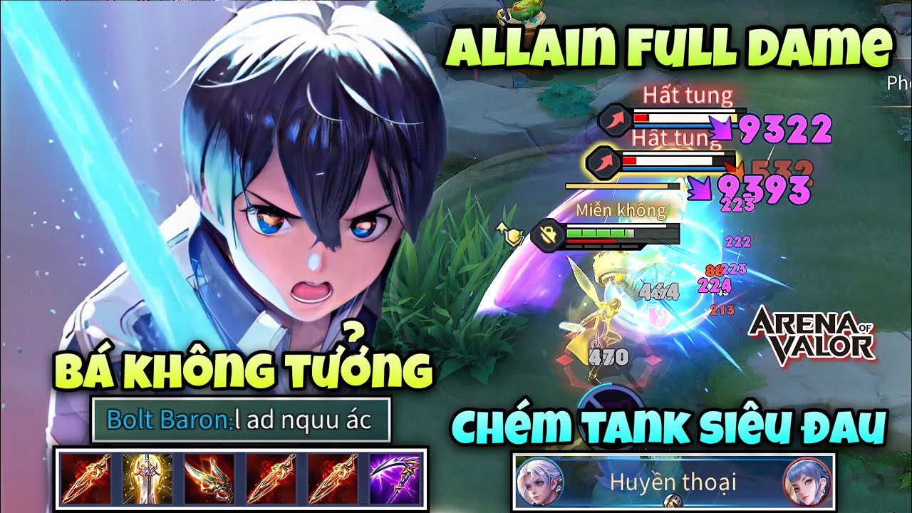 Allain Lên Full Dame Tưởng Không Mạnh Nhưng Mạnh Không Tưởng 